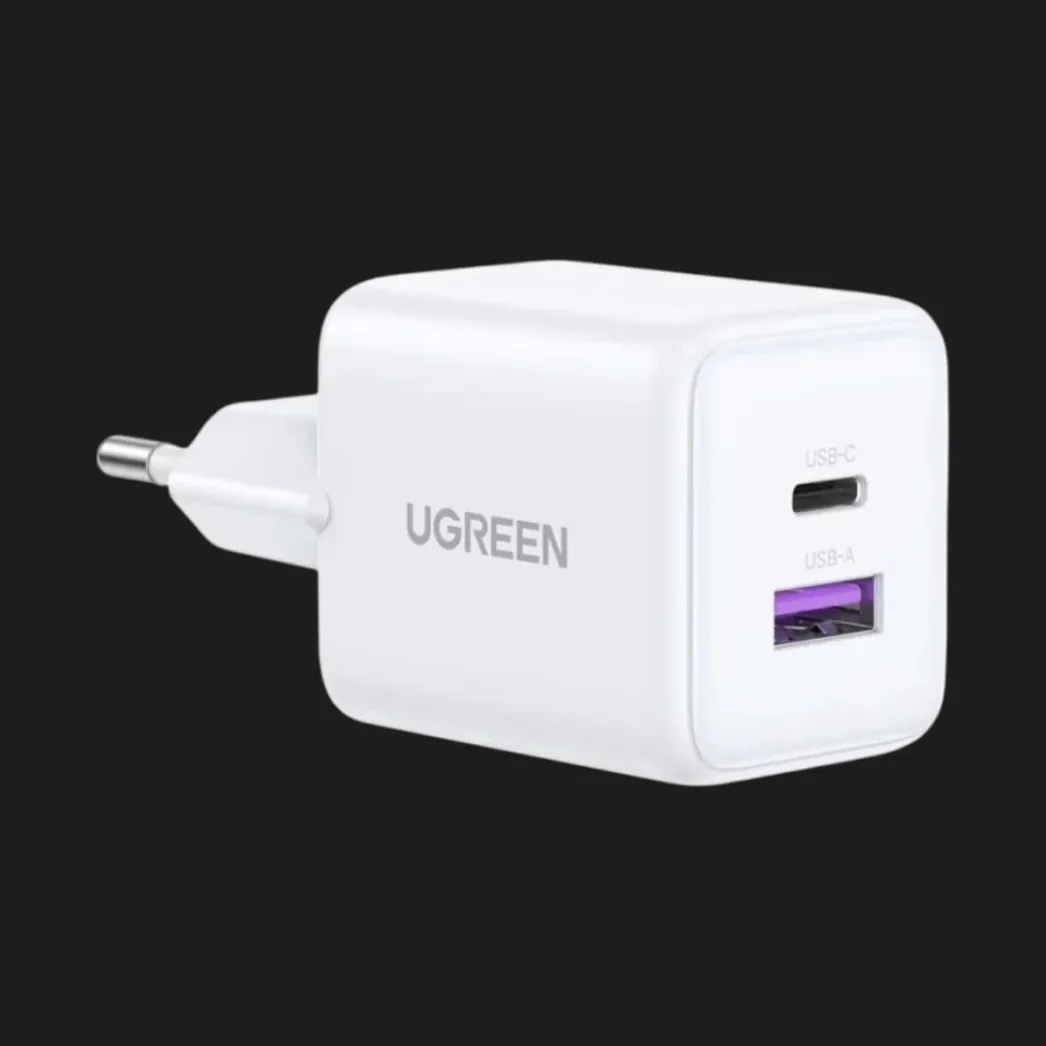 Блок питания UGREEN X516 30W 2-Port GaN Fast Charger