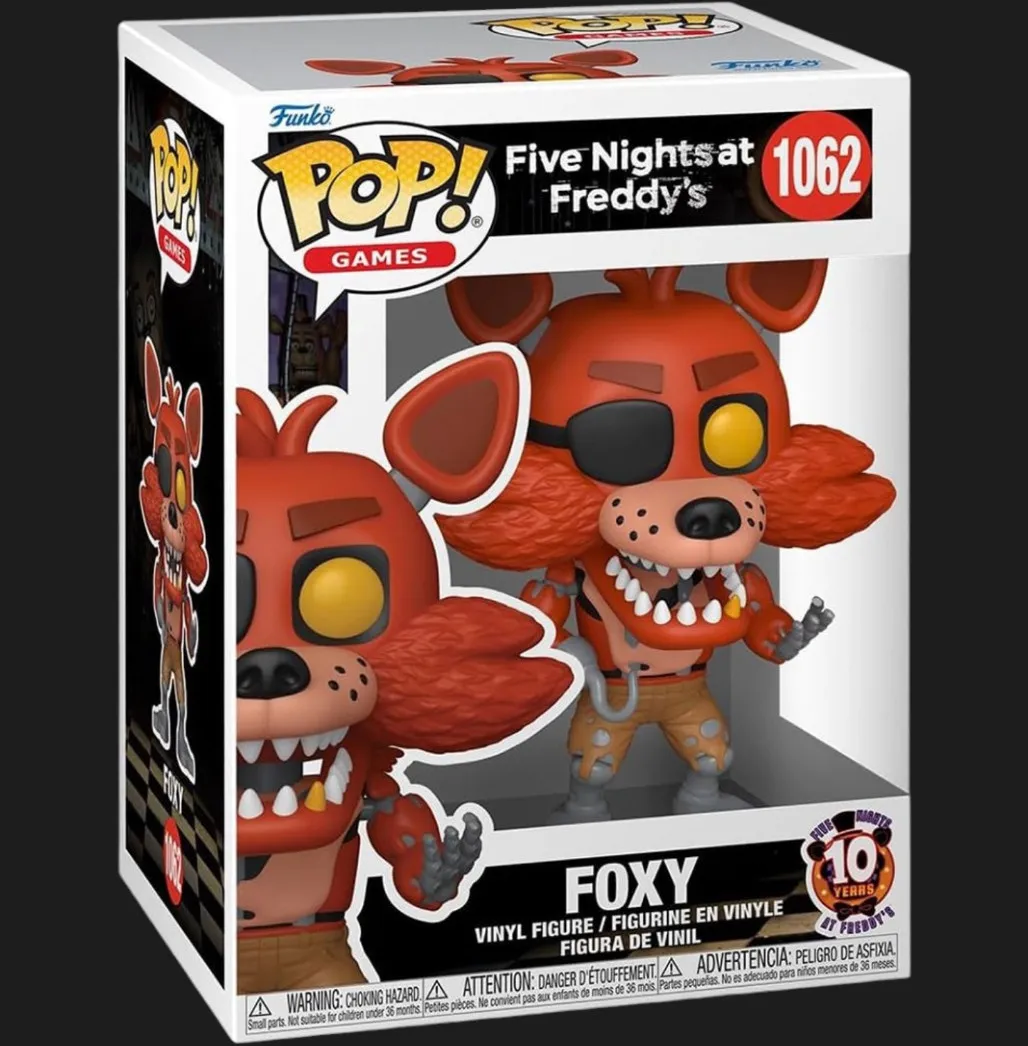 Фигурка Funko Pop! серии 5 ночей во Фредди: 10 лет — Фокси