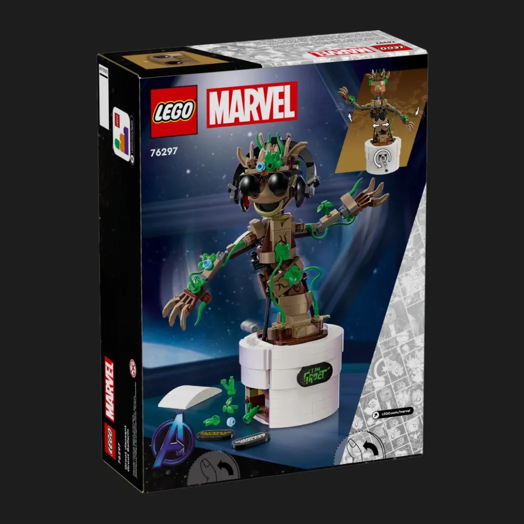 Конструктор LEGO Marvel Танцующий Грут