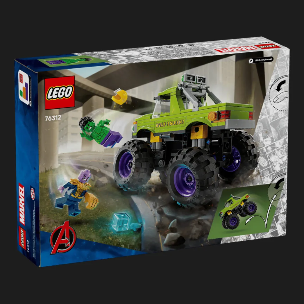 Конструктор LEGO Marvel Super Heroes Грузовик Халка против Таноса