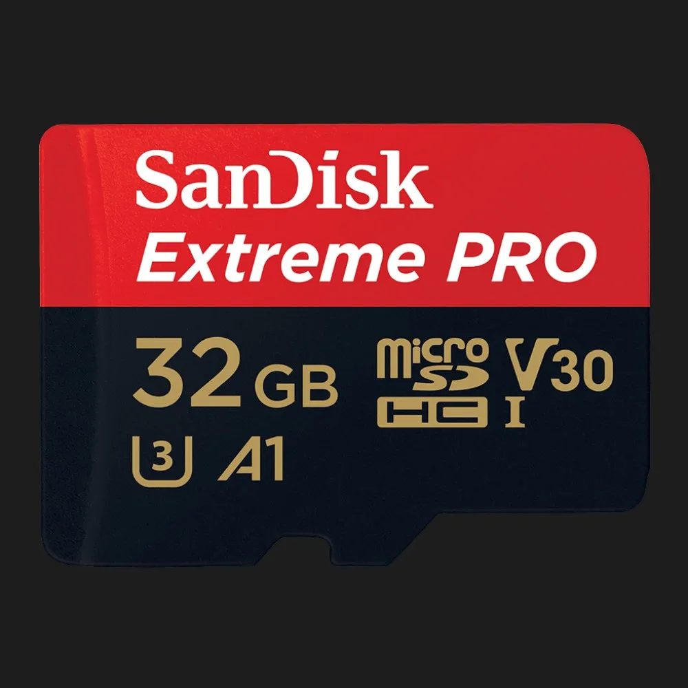 Карта памяти SanDisk Extreme Pro microSDHC UHS-I U3 + SD Adapter