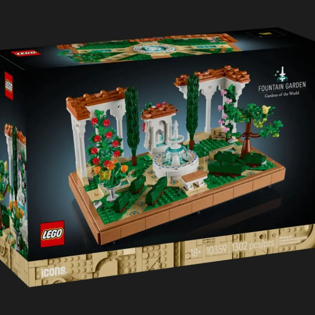 Конструктор LEGO Icons Сад фонтанов