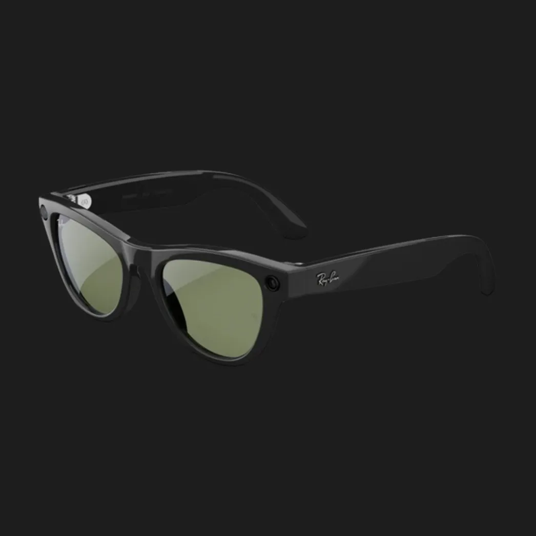 Смарт-очки Ray-Ban Meta Skyler (Gen 2) (Shiny Black/ G-15 Green) (RW4014 601/71 52-20) (M)