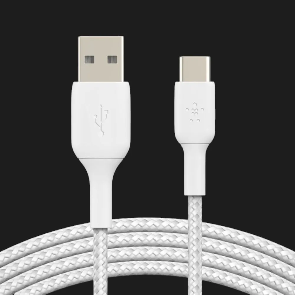 Кабель Belkin Braided USB-A to USB-C 1m