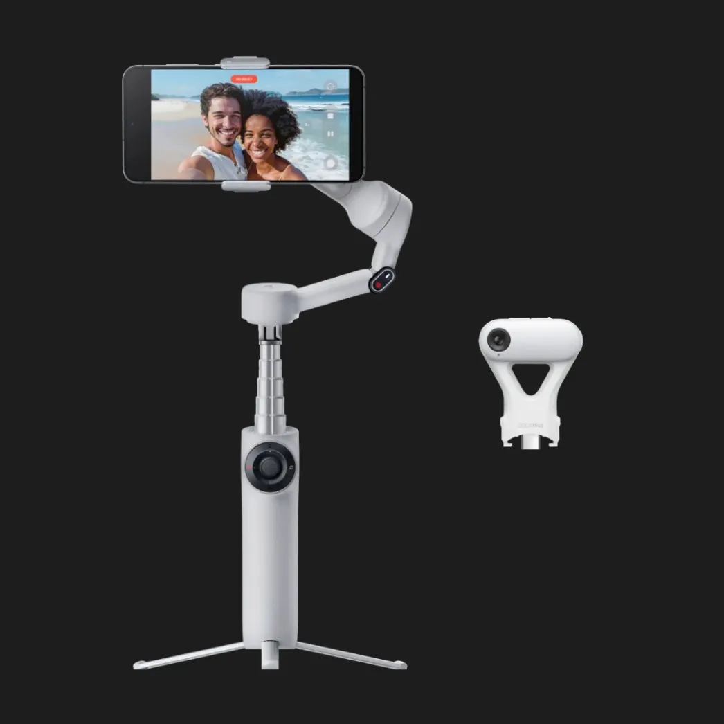 Стабилизатор Insta360 Flow 2 AI Tracker Bundle, Stone Gray