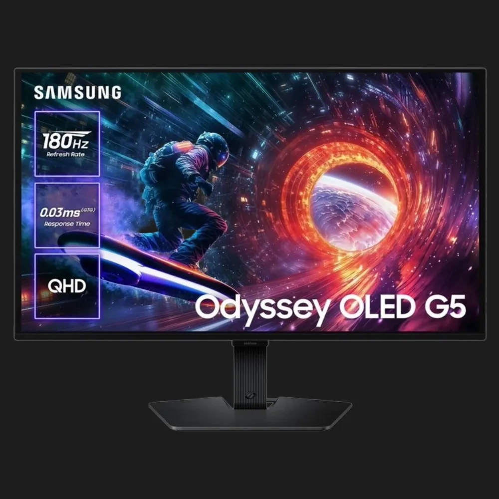 Монитор Samsung 27" Odyssey G5 OLED 180Hz LS27FG502SIXUA