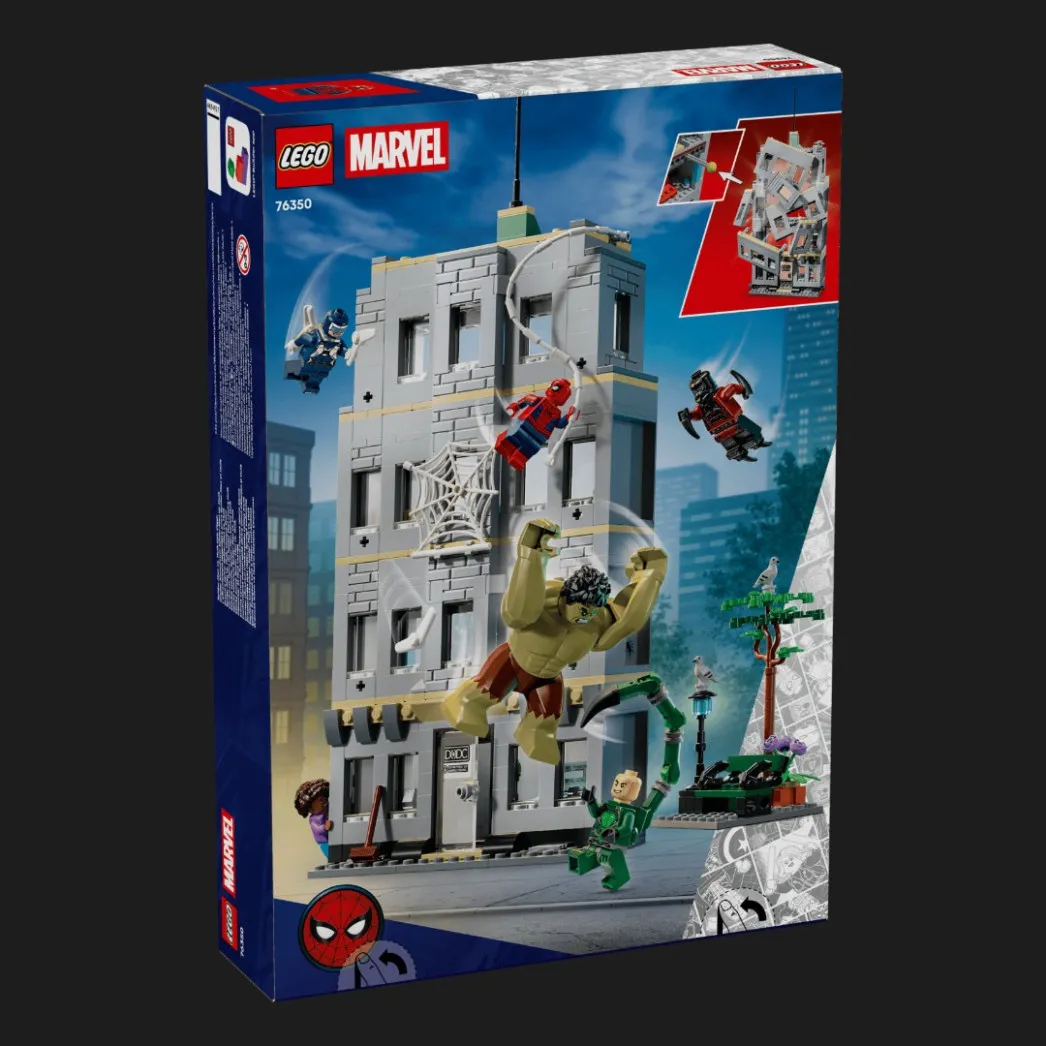 Конструктор LEGO Marvel Эпическая схватка Человека-паука против Халка