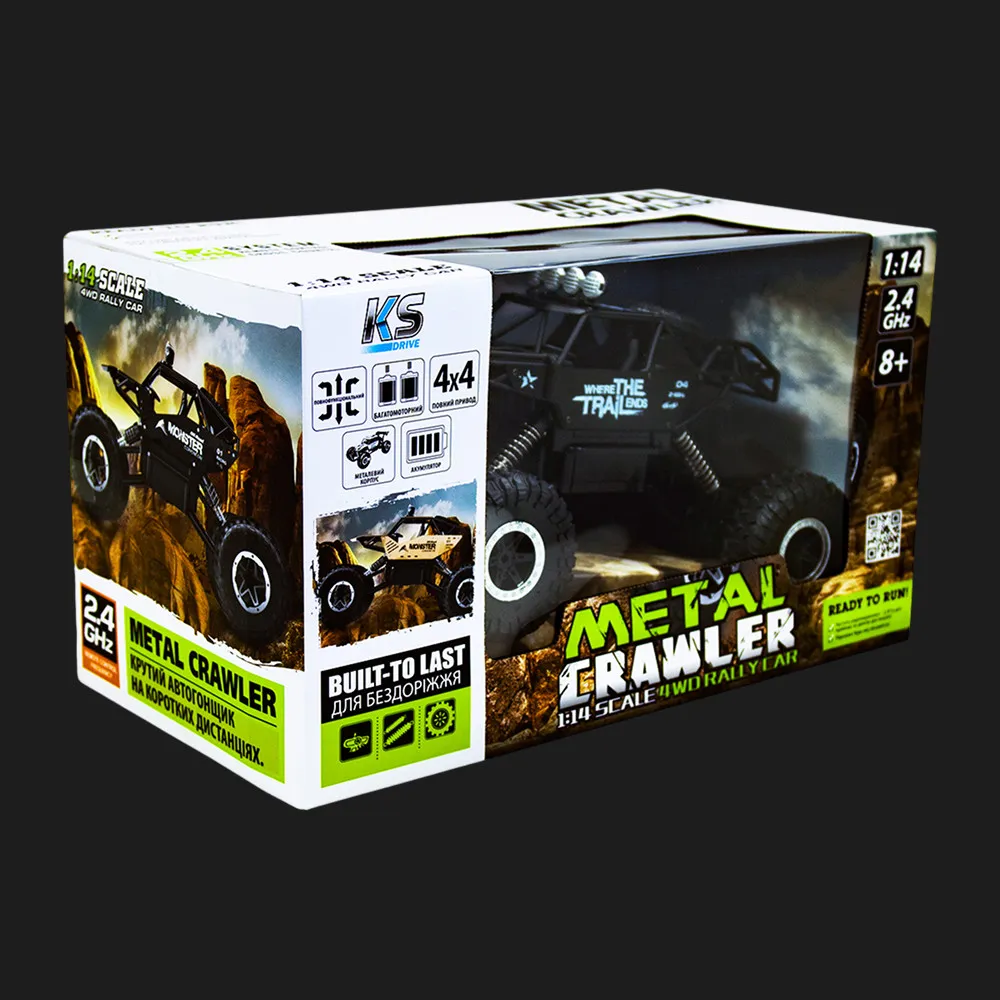 Автомодель с р/у KS Drive Off-road Crawler — Where the trail ends (1:14)