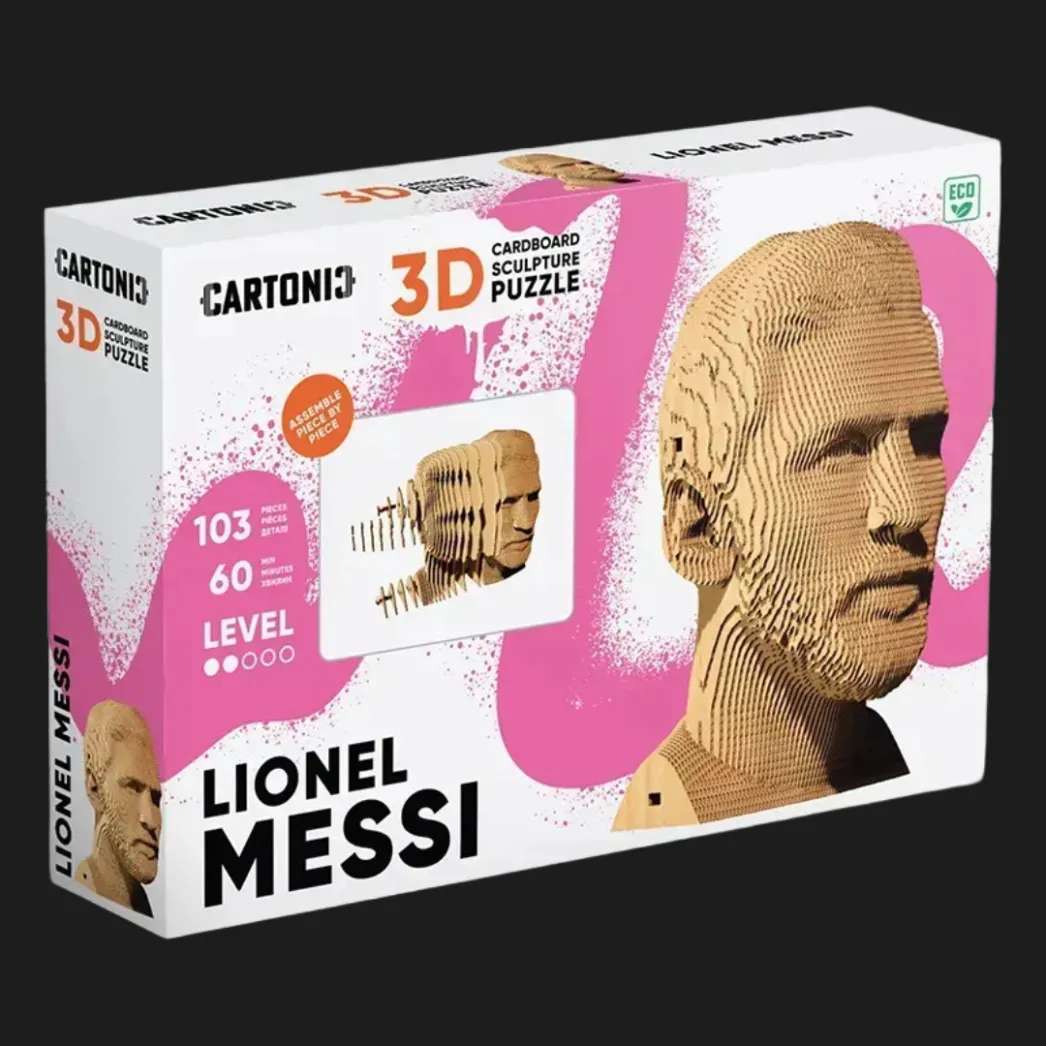 Картонный 3D пазл-конструктор Cartonic Лионель Месси (Lionel) (CARTMLMS)