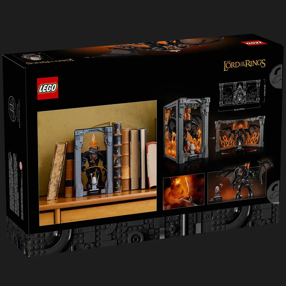 Конструктор LEGO Icons Властелин колец: Балрог. Книжный уголок