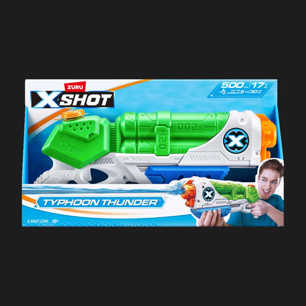 Водяной бластер X-Shot Warfare Medium Typhoon Thunder