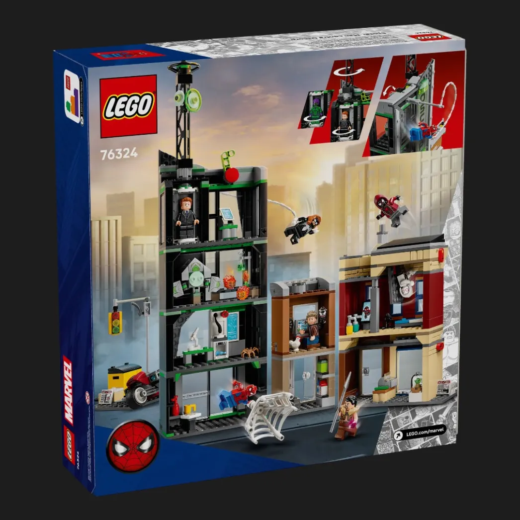 Конструктор LEGO Marvel Человек-паук против Оскорпа