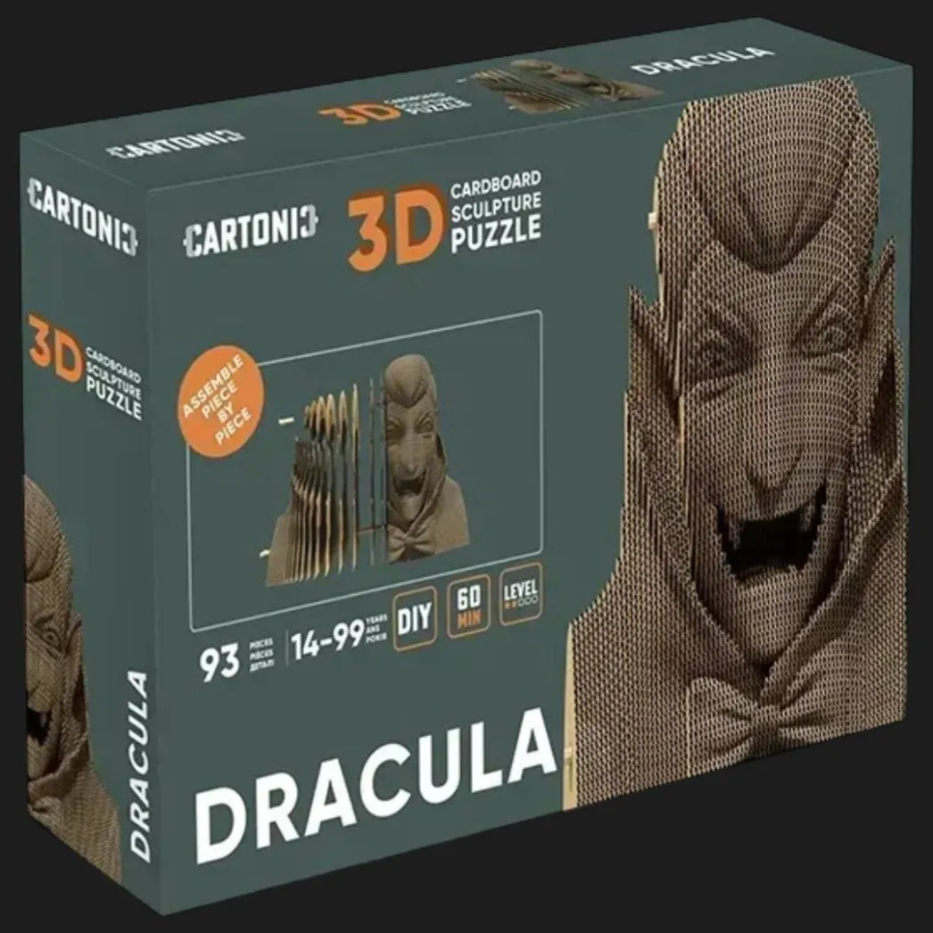 Картонный 3D пазл-конструктор Cartonic Дракула (Dracula) (CARTDRCL)