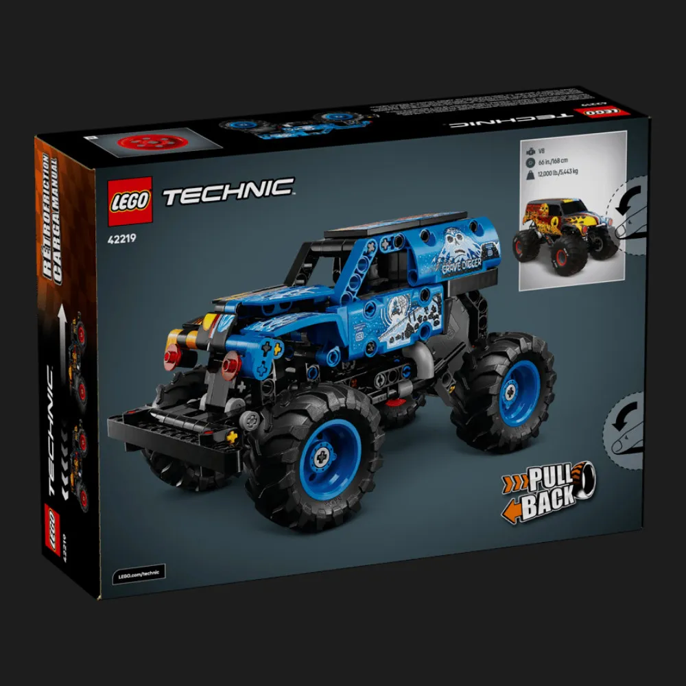 Конструктор LEGO Technic Monster Jam Grave Digger Огонь и лед
