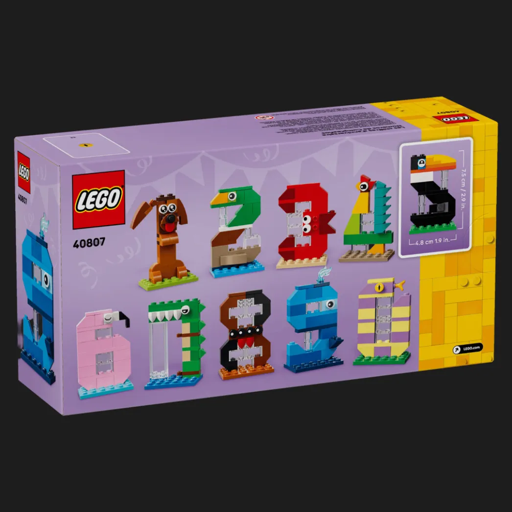 Конструктор LEGO Icons Цифры на день рождения