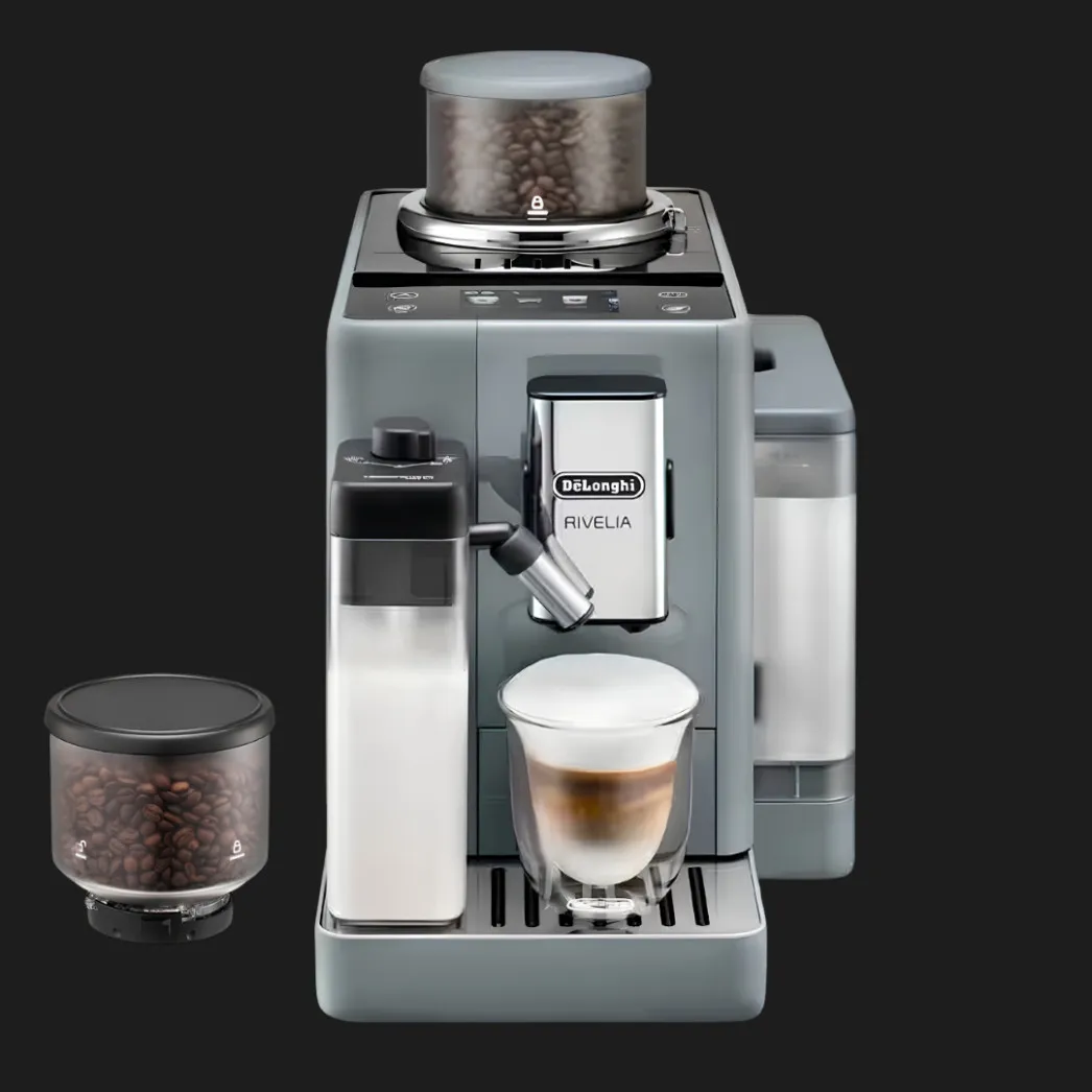 Кофемашина Delonghi Rivelia, Green/Black