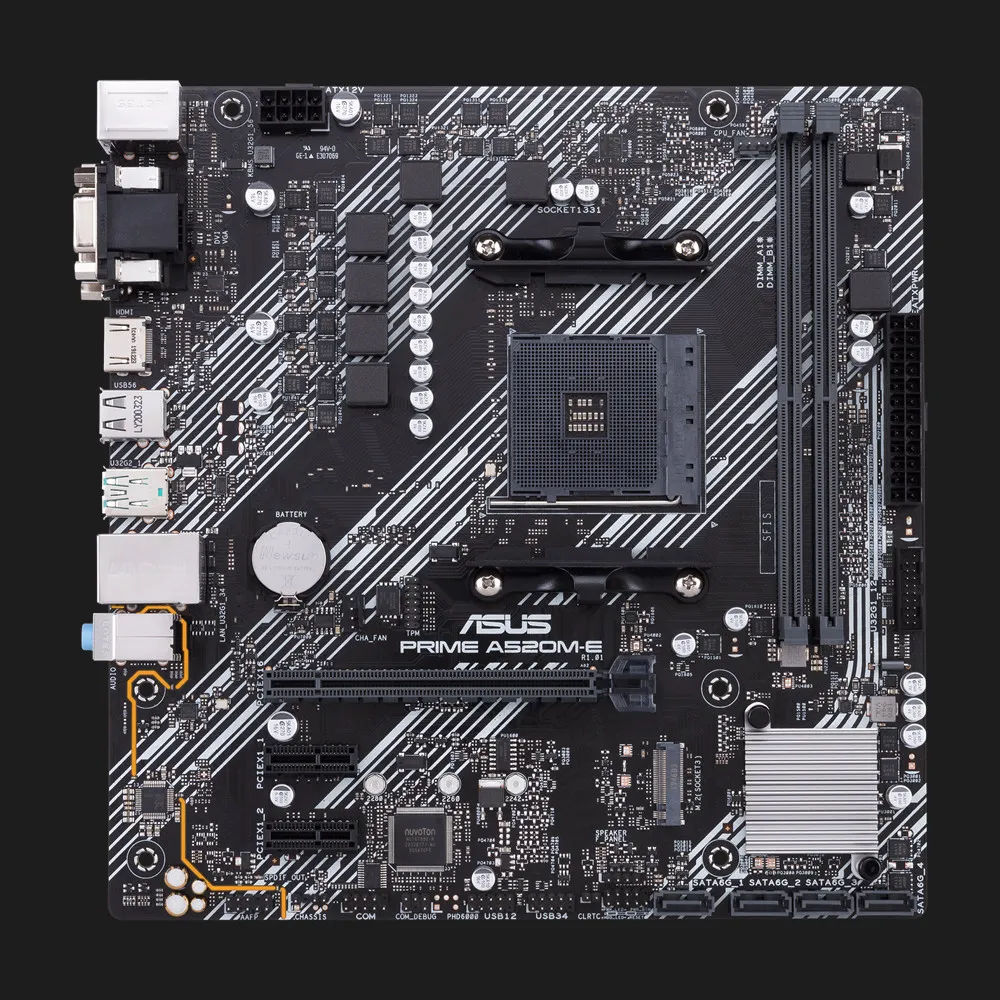 Материнская плата ASUS PRIME A520M-K