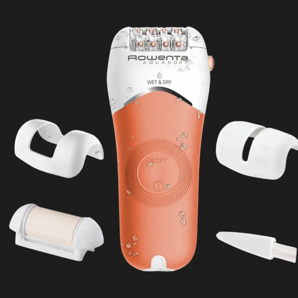 Эпилятор Rowenta Aquasoft Wet&Dry, Coral