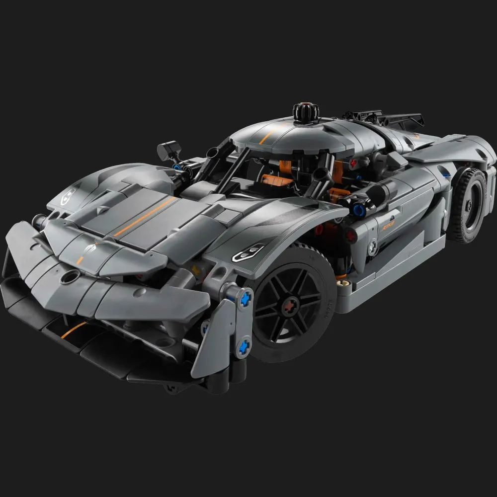 Конструктор LEGO Technic Koenigsegg Jesko Absolut — серый гиперкар