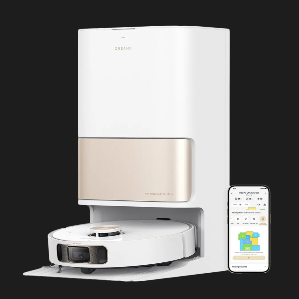 Робот-пылесос с влажной уборкой Dreame Bot L10S PRO Ultra Heat