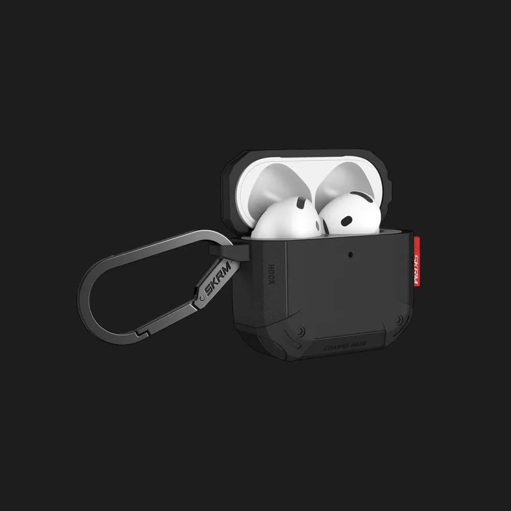 Чехол SkinArma MECHA для AirPods 4/5, Black