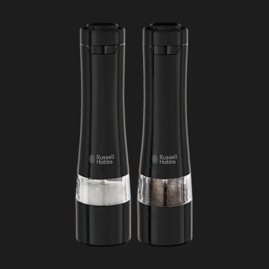 Мельницы для соли и перца Russell Hobbs ААх4 2 шт черный