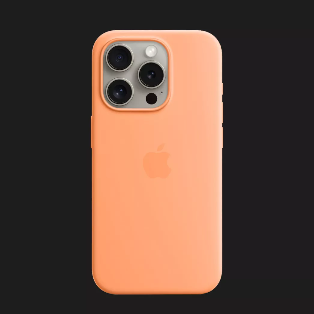 Оригинальный чехол Apple Silicone Case with MagSafe для iPhone 15 Pro Max