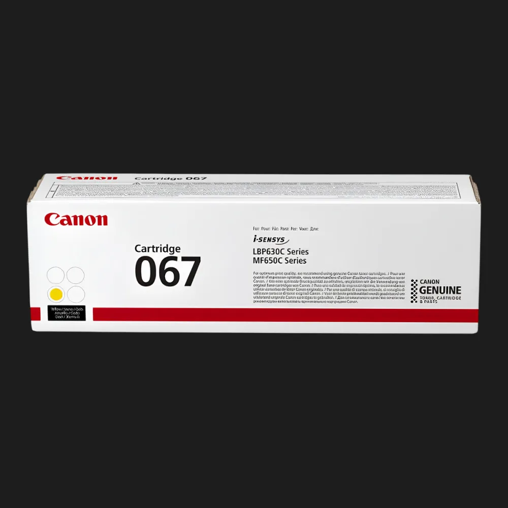 Картридж Canon 067 LBP630C/MF650C 1250ст Yellow