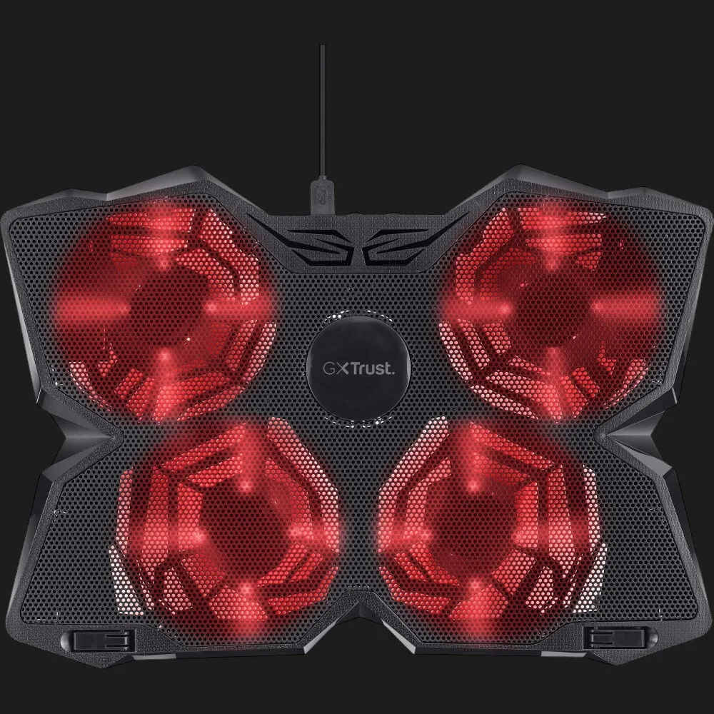 Подставка для ноутбука Trust GXT 278 Yozu Red LED 17.3"