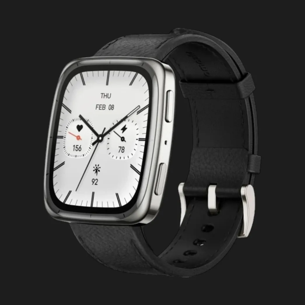 Amazfit Active 2S Black Leather Band