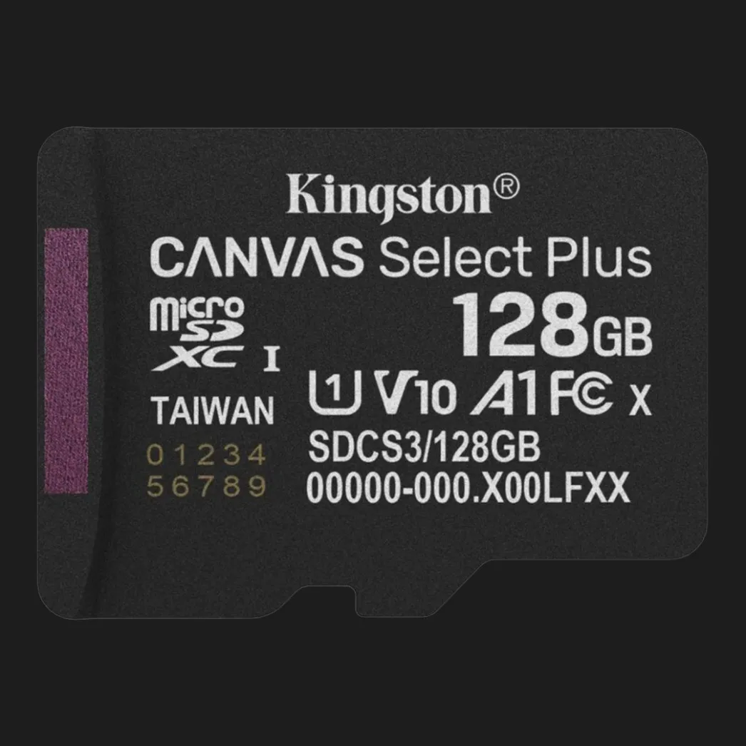 Карта памяти Kingston Canvas Select Plus Micro SDXC Gen3 (SDCS3/128GBSP)