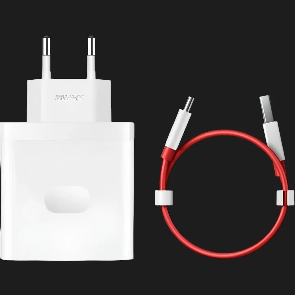 Блок питания OnePlus Supervooc Type-A Fast Charger 100 Вт + Кабель USB-C