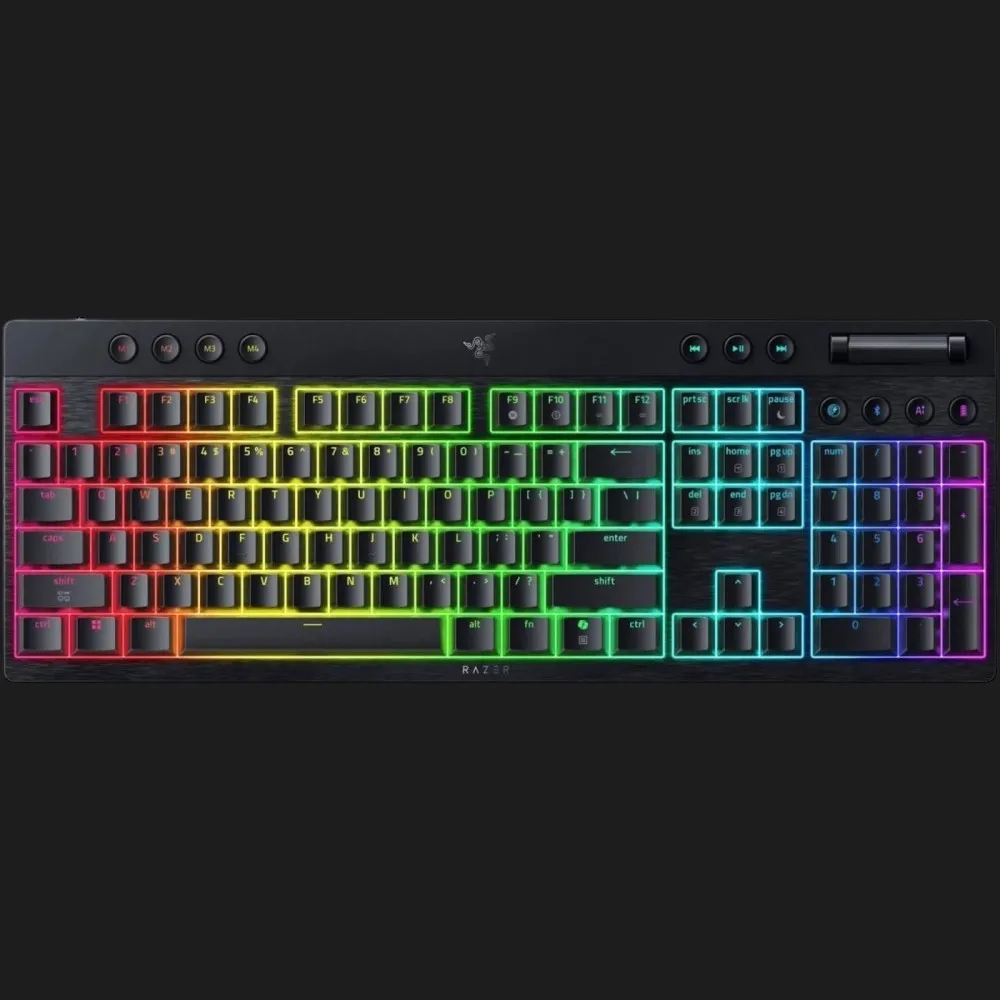 Клавиатура механическая RAZER BlackWidow V4 Low-Profile, Green Switch