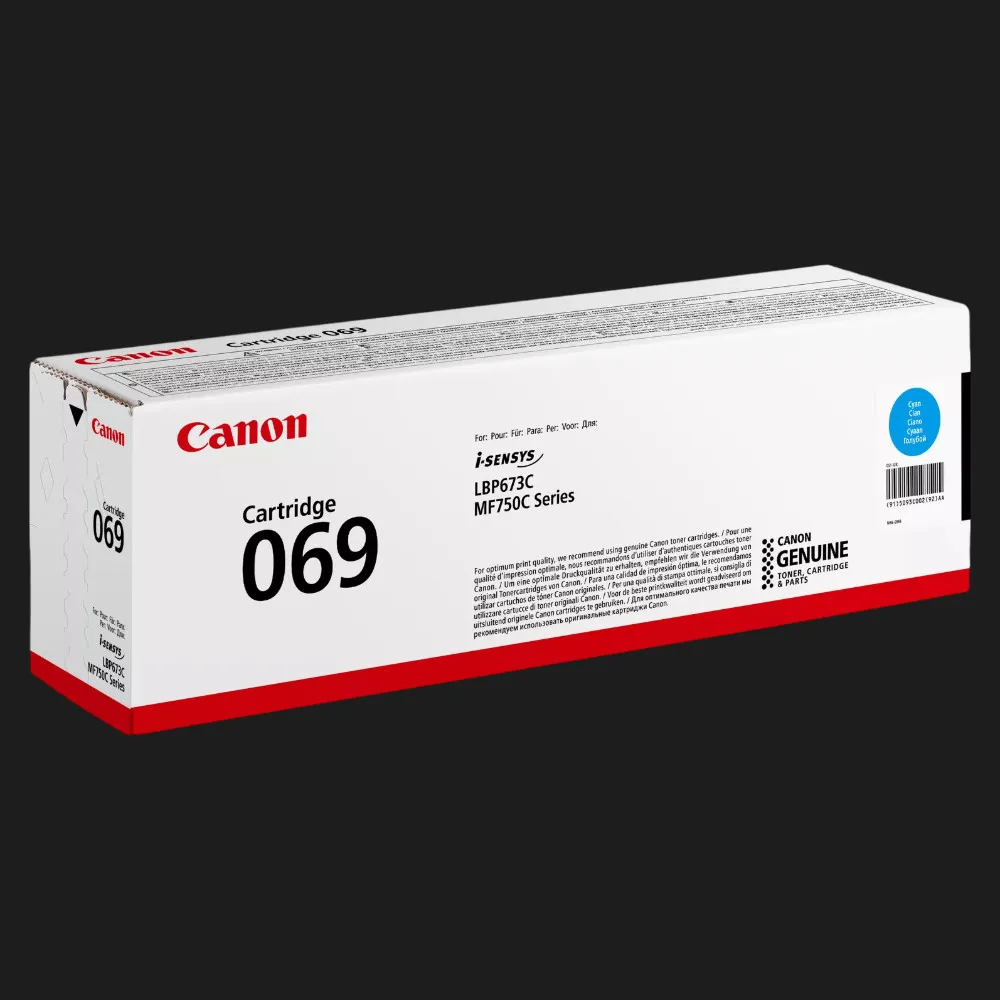 Картридж Canon 069 LBP673C/MF750C 1900ст (Cyan)