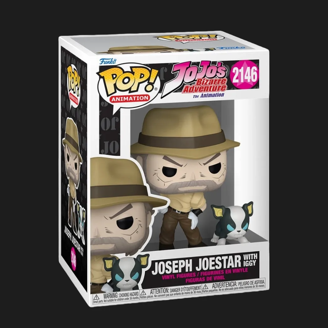 Набор фигурок Funko Pop! серии JoJo's Bizarre Adventure — Джозеф и Игги