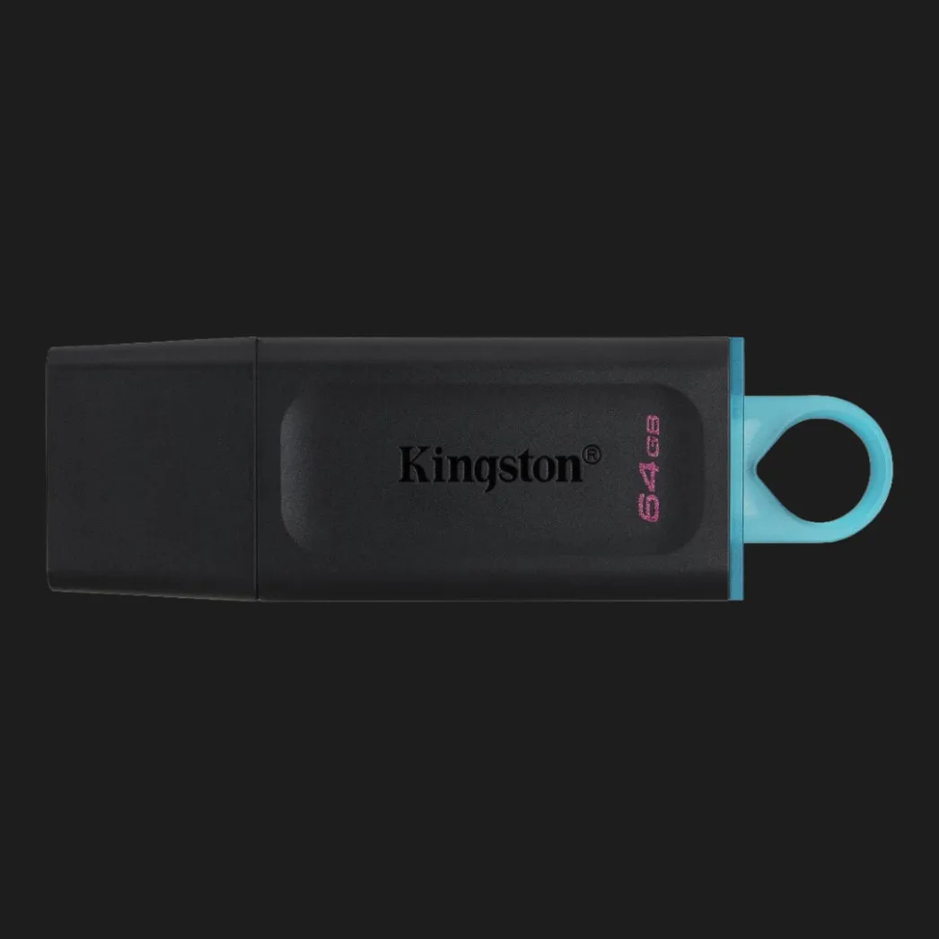 Флеш-накопитель Kingston USB 3.2 DT Exodia, Black/Teal