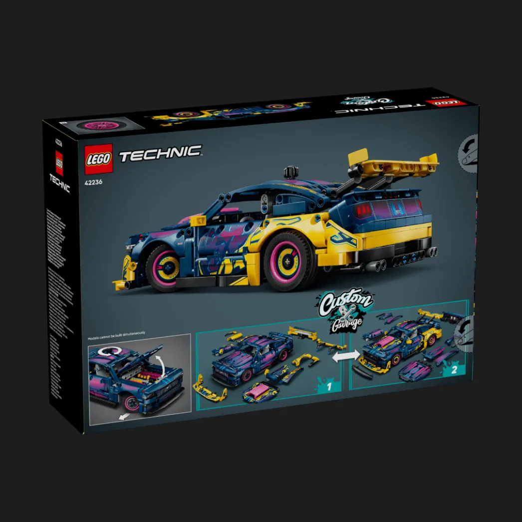 Конструктор LEGO Technic Тюнинг гараж с автомобилем Ford Mustang GT