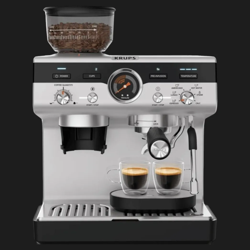 Кофеварка рожковая Krups Precision+