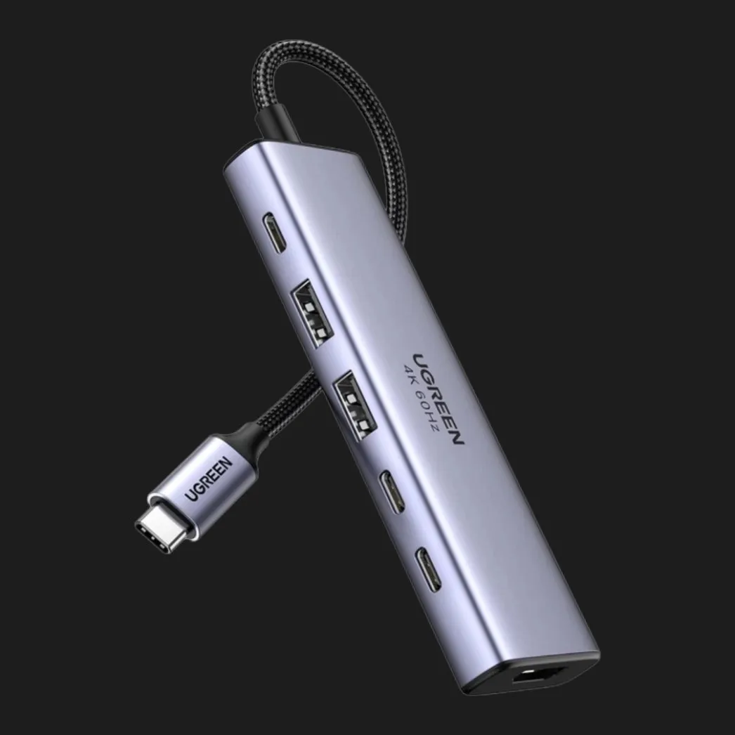 Переходник CM511 USB-C to HDMI+2xUSB 3.2+2xUSB-C 3.2+PD Power