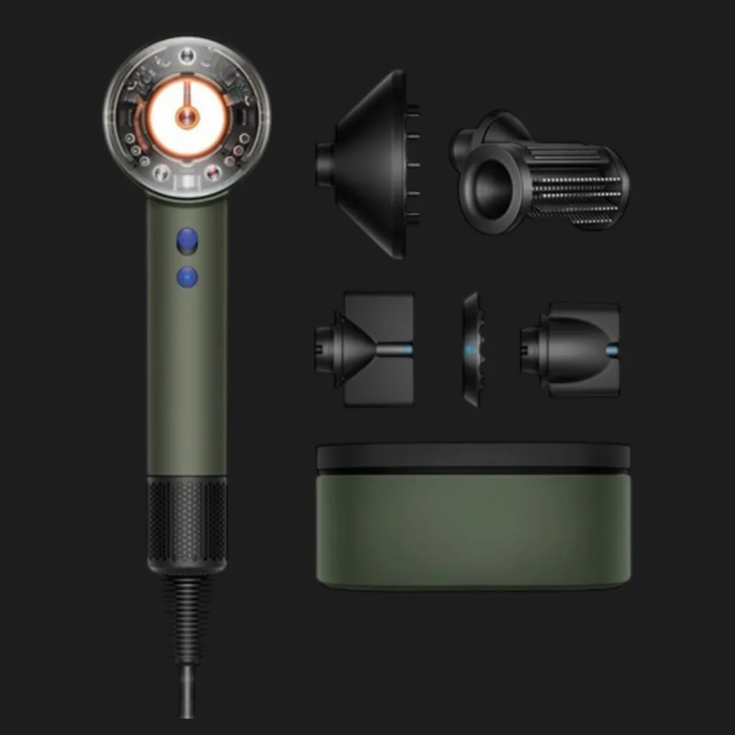 Фен для волос Dyson Supersonic HD16 Nural Straight+Wavy (Khaki)