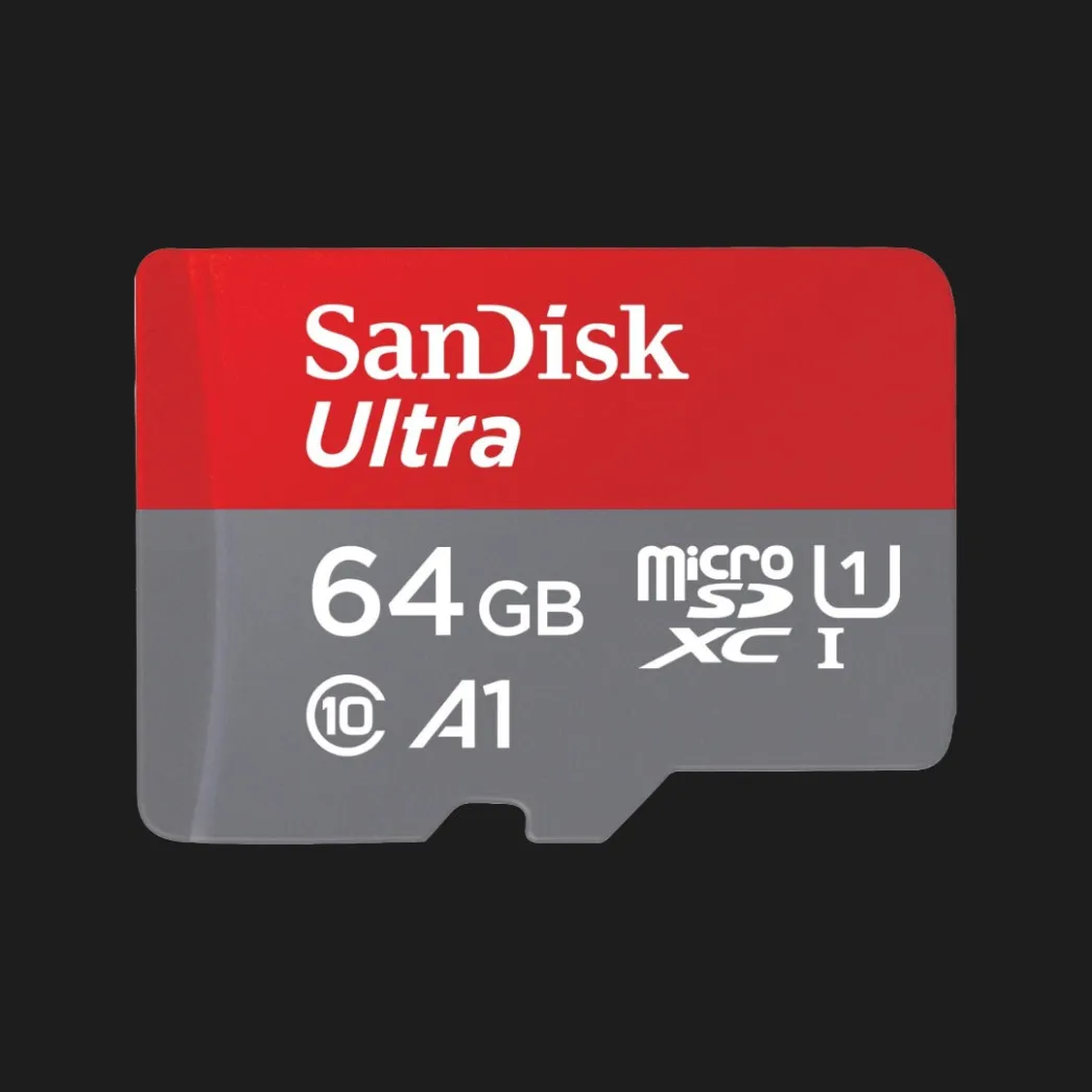 Карта памяти SanDisk microSDXC UHS-I U1 A1 Class 10 Ultra