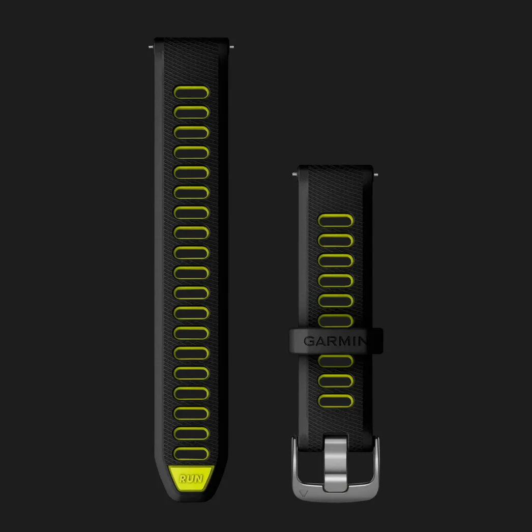 Ремешок Garmin 18mm Quick Release Black/Amp Yellow