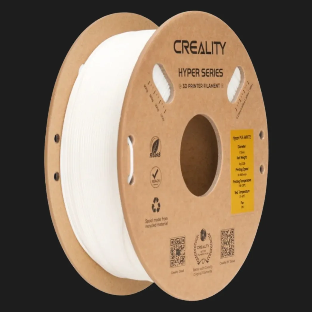 Пластик (Filament) CREALITY Hyper PLA 1кг 1.75мм Белый