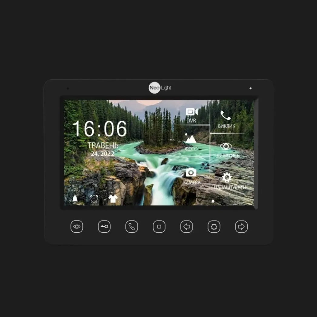 Видеодомофон Neolight Kappa + HD WF, Black