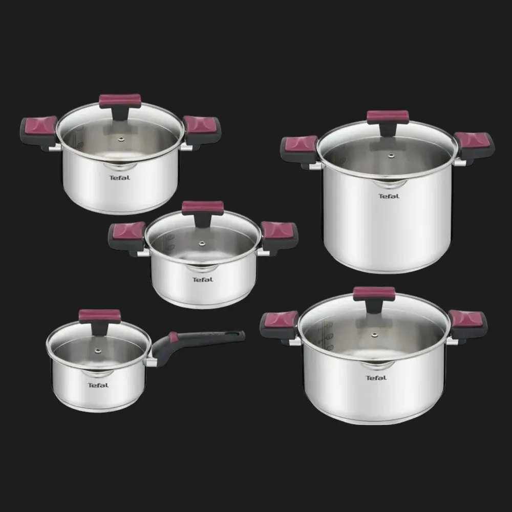 Набор посуды Tefal Cook&Clip 10 предметов