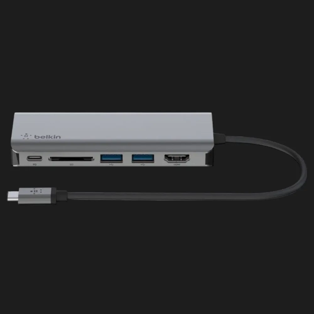 Адаптер Belkin USB-C 6 в 1 Multiport Dock