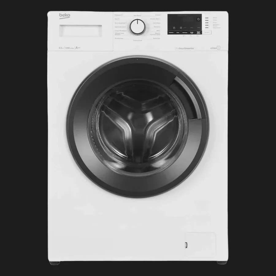 Стиральная машина Beko WSRE6H612ZAWI, белый